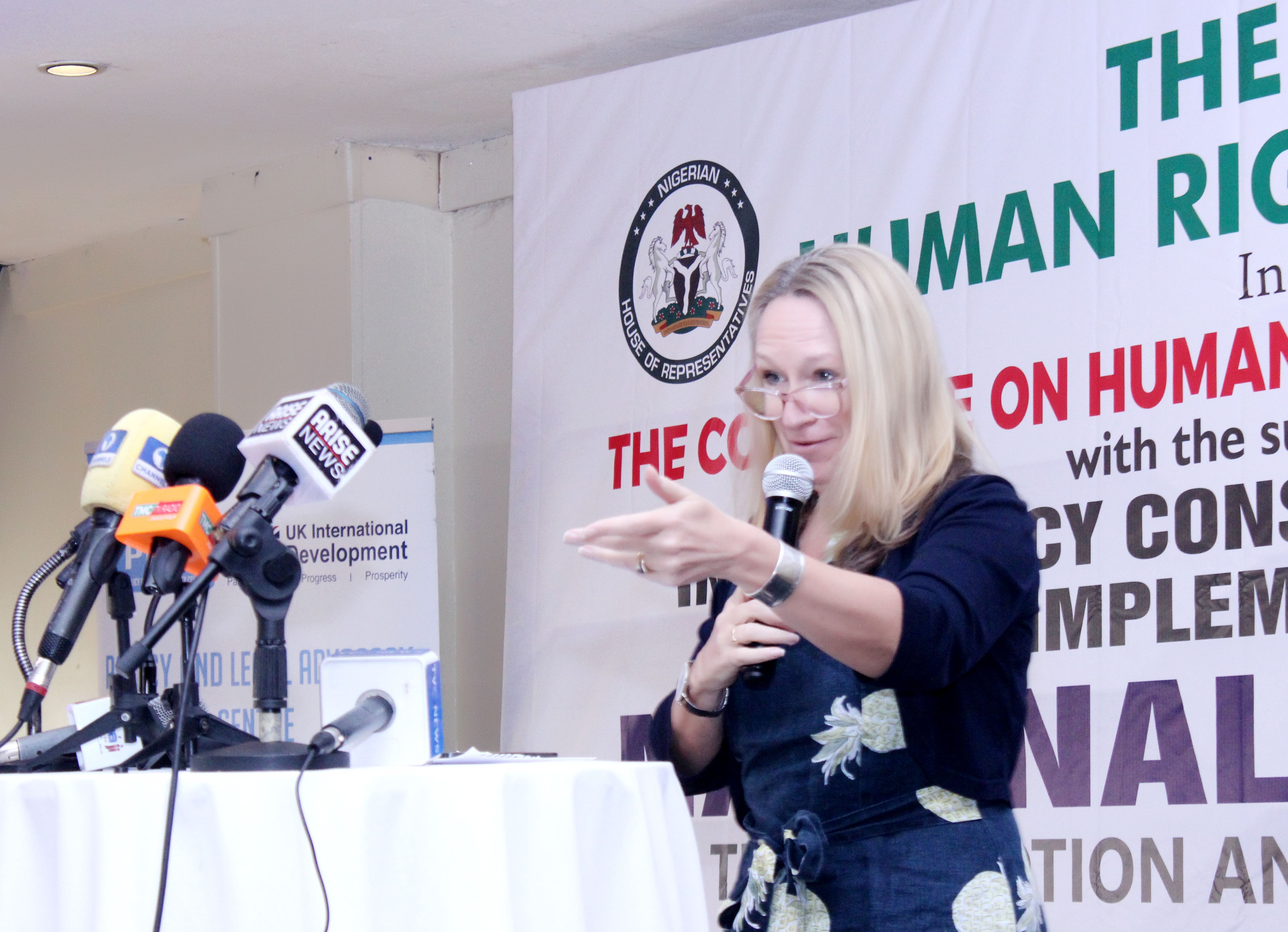 Duputy High Commissioner, British High commission, GILL LEVER.