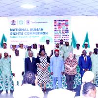 picture with the Youth service corps