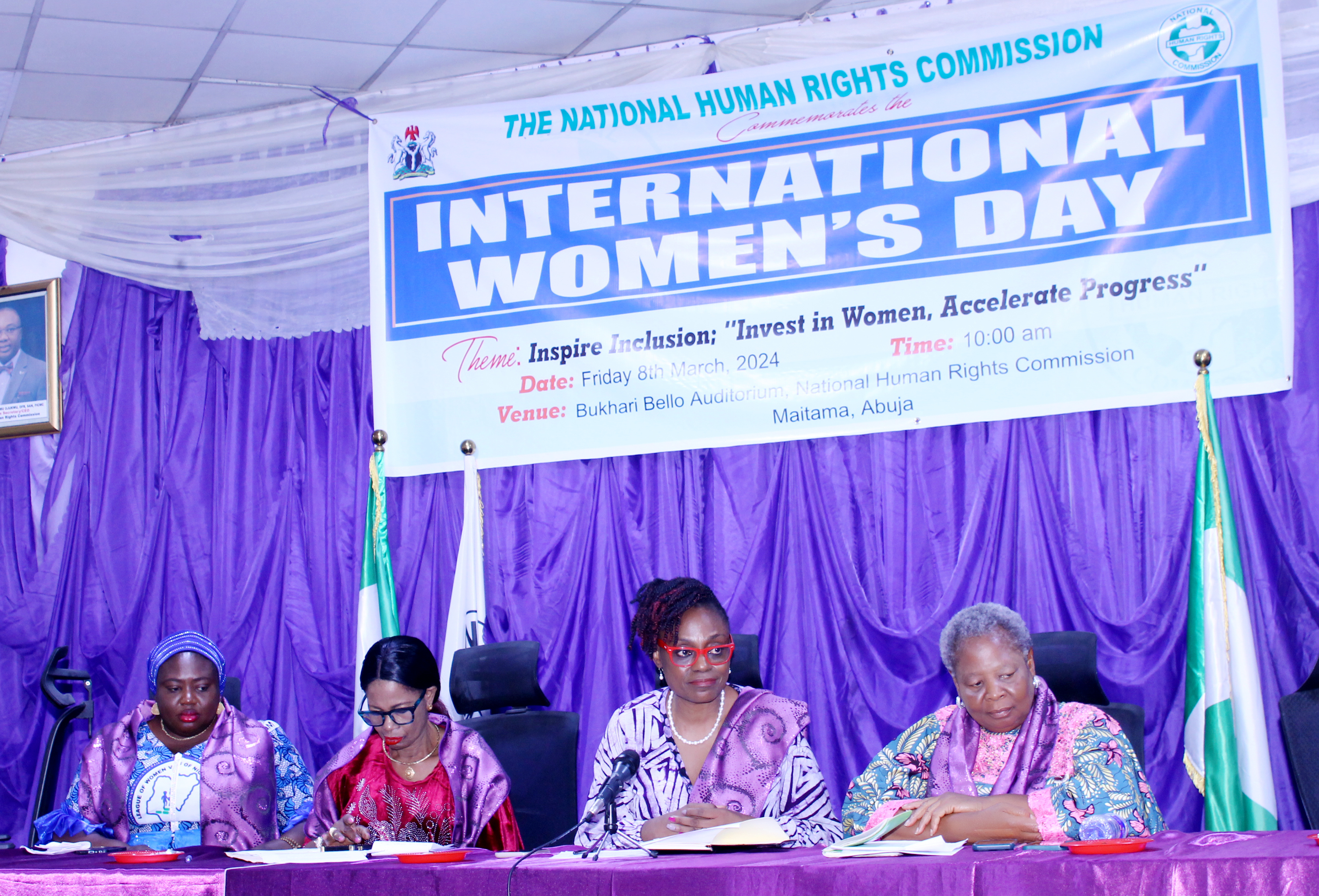 The Panelis, Engr. janet Adeyemi, Mrs Irene Awunah Ikyegh, Dr. Ene Ede and Dr. Bunmi Dipo