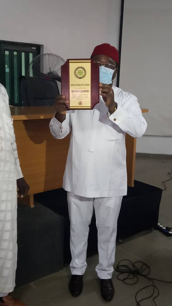 Award of hero to the ES National Human Rights Commission by the Arewa journalist forum and Boardroom publication